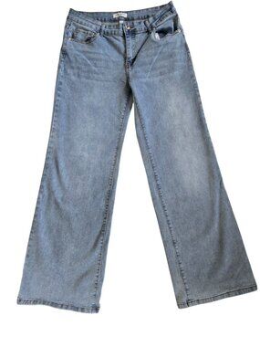 Love Soho Denim Light Wash Wide Leg Jeans Size 13 Baggy Retro